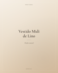 Vestido Midi de Lino