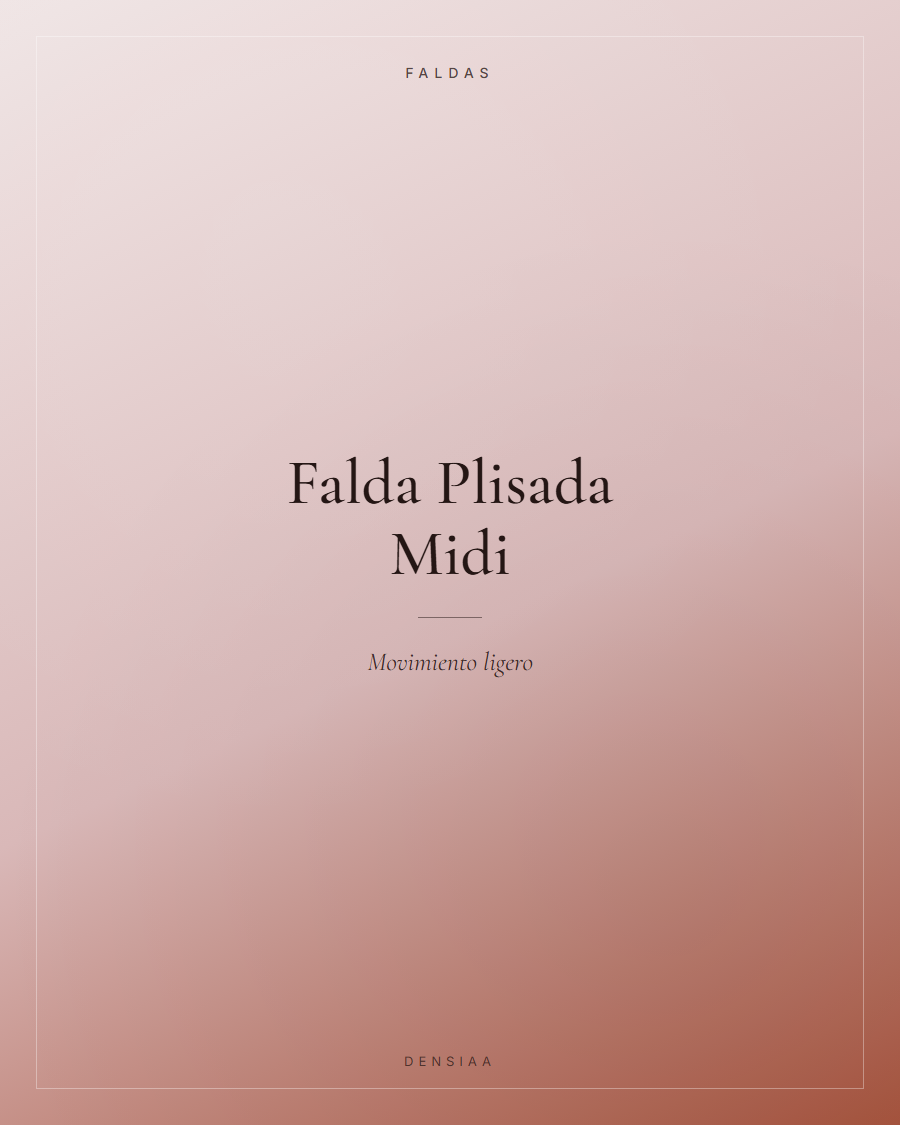 Falda Plisada Midi