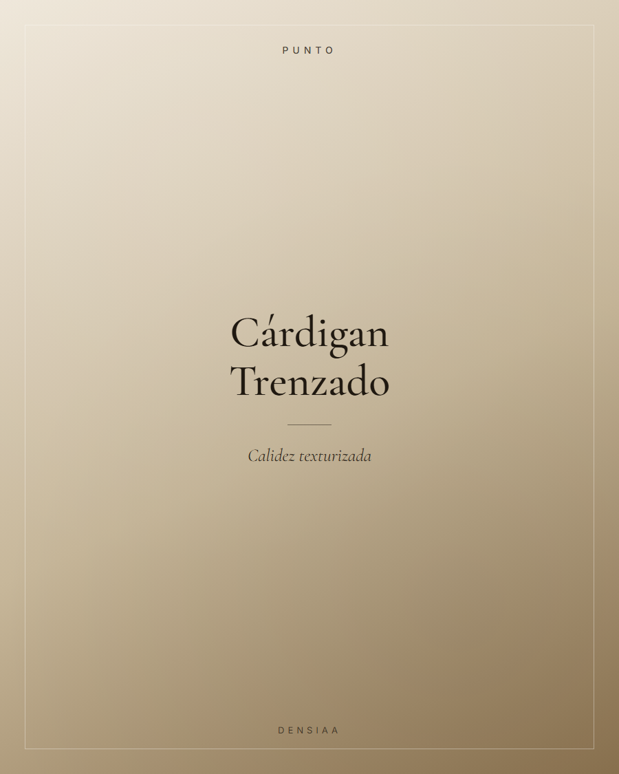 Cárdigan Trenzado Oversize